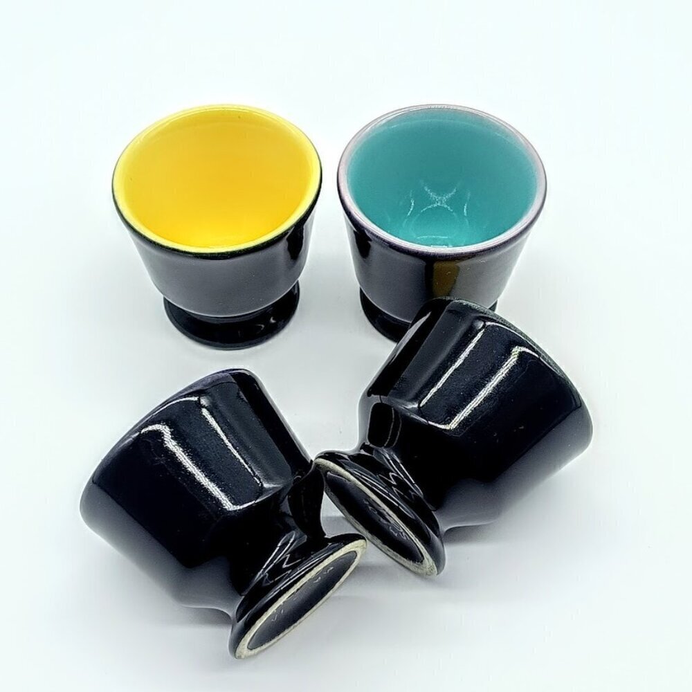 Set of 4 Soholm Denmark Ceramic Egg Cups
